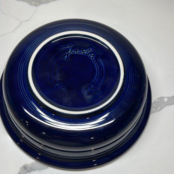 Fiesta Dinnerware Cobalt Blue extra Large Serving Bowl - Picture 2 of 5